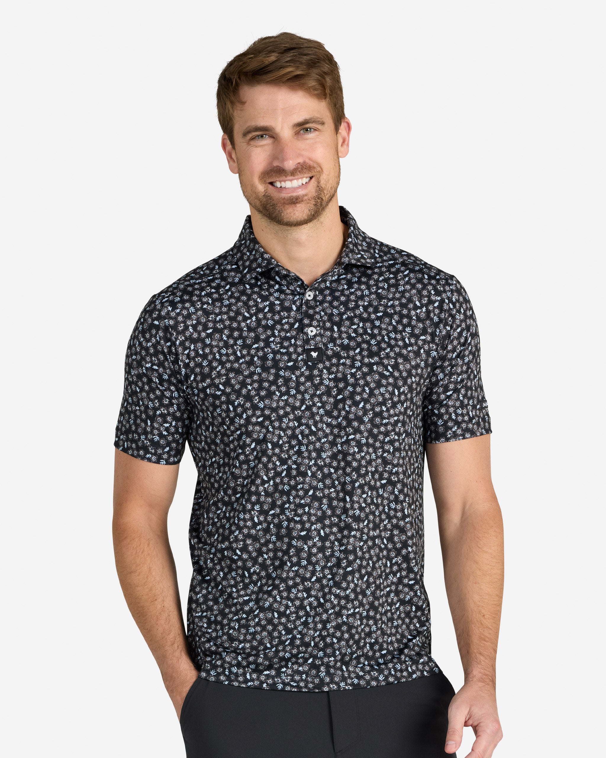 Static Striker-Men's Polo-Bad Birdie