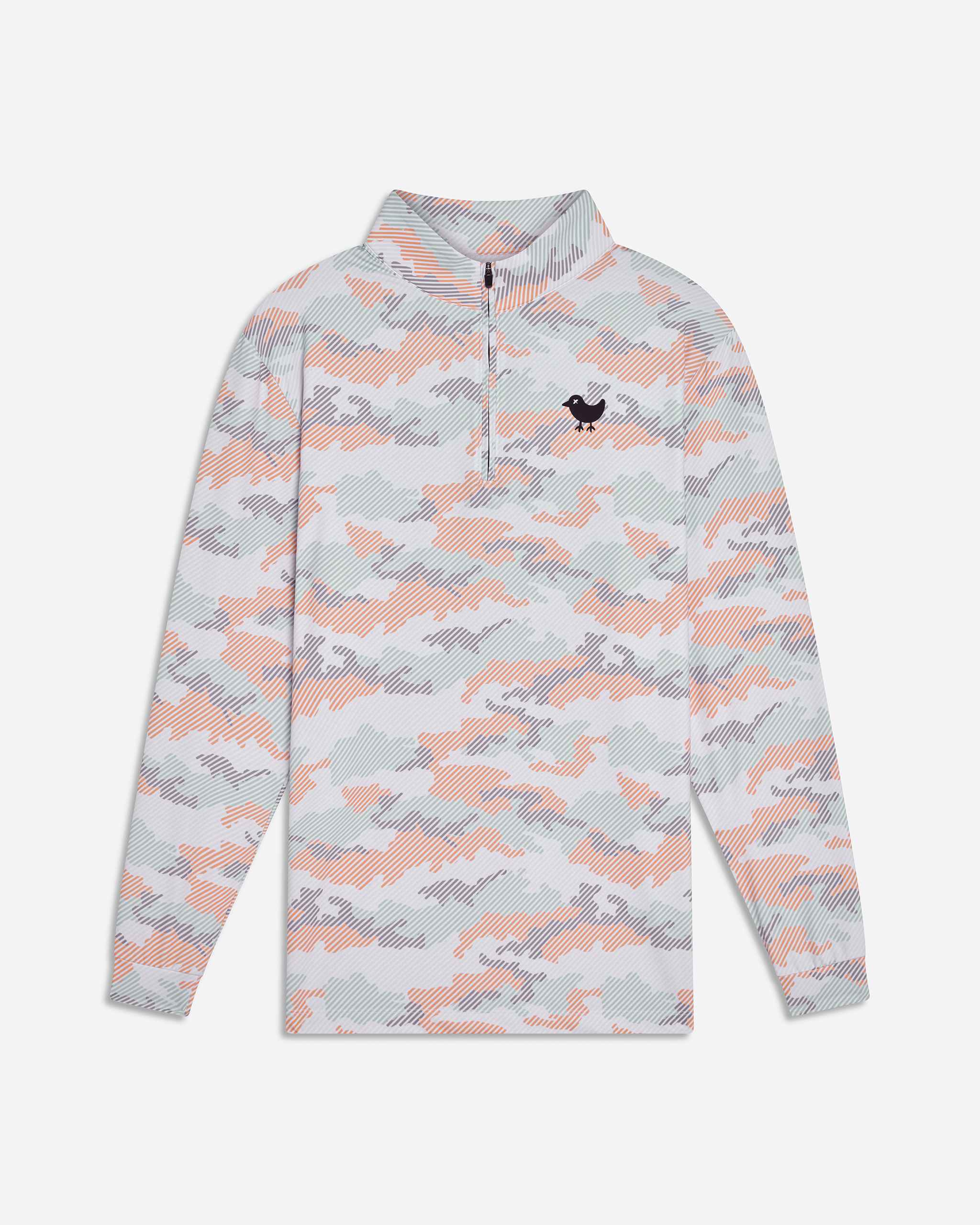 Quarter zip camo pullover sales