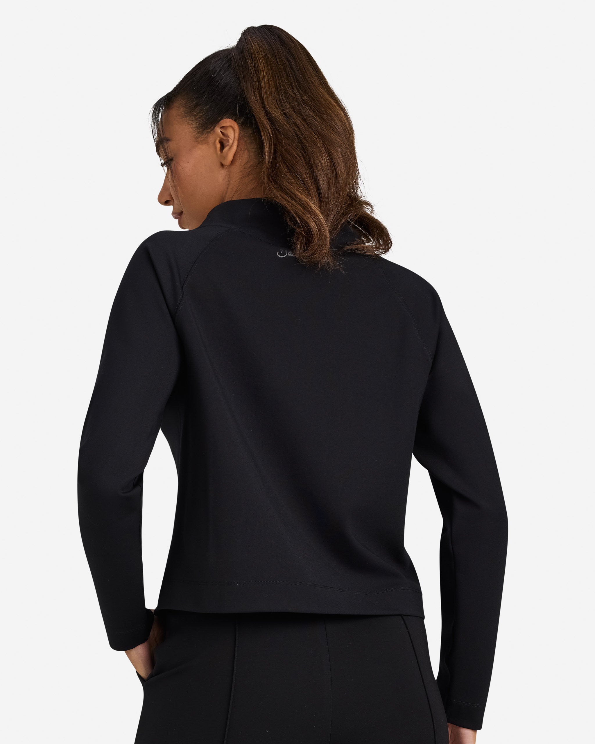 Women's Tour Mock Neck - Black – Bad Birdie