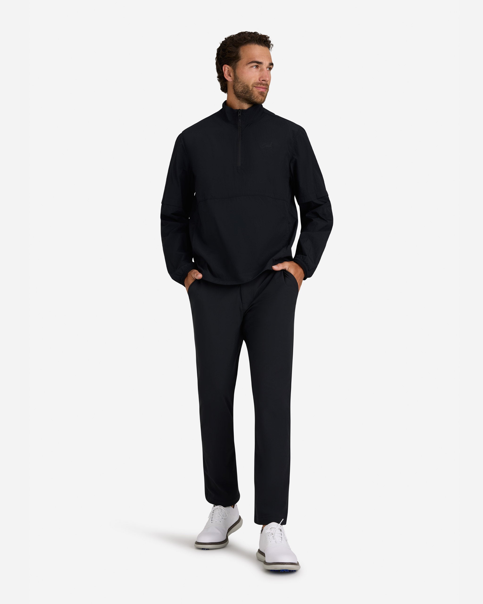 Men's Vortex Windbreaker - Black – Bad Birdie