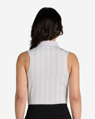 Warped Grooves - Thistle-Sleeveless Performance Polo-Bad Birdie