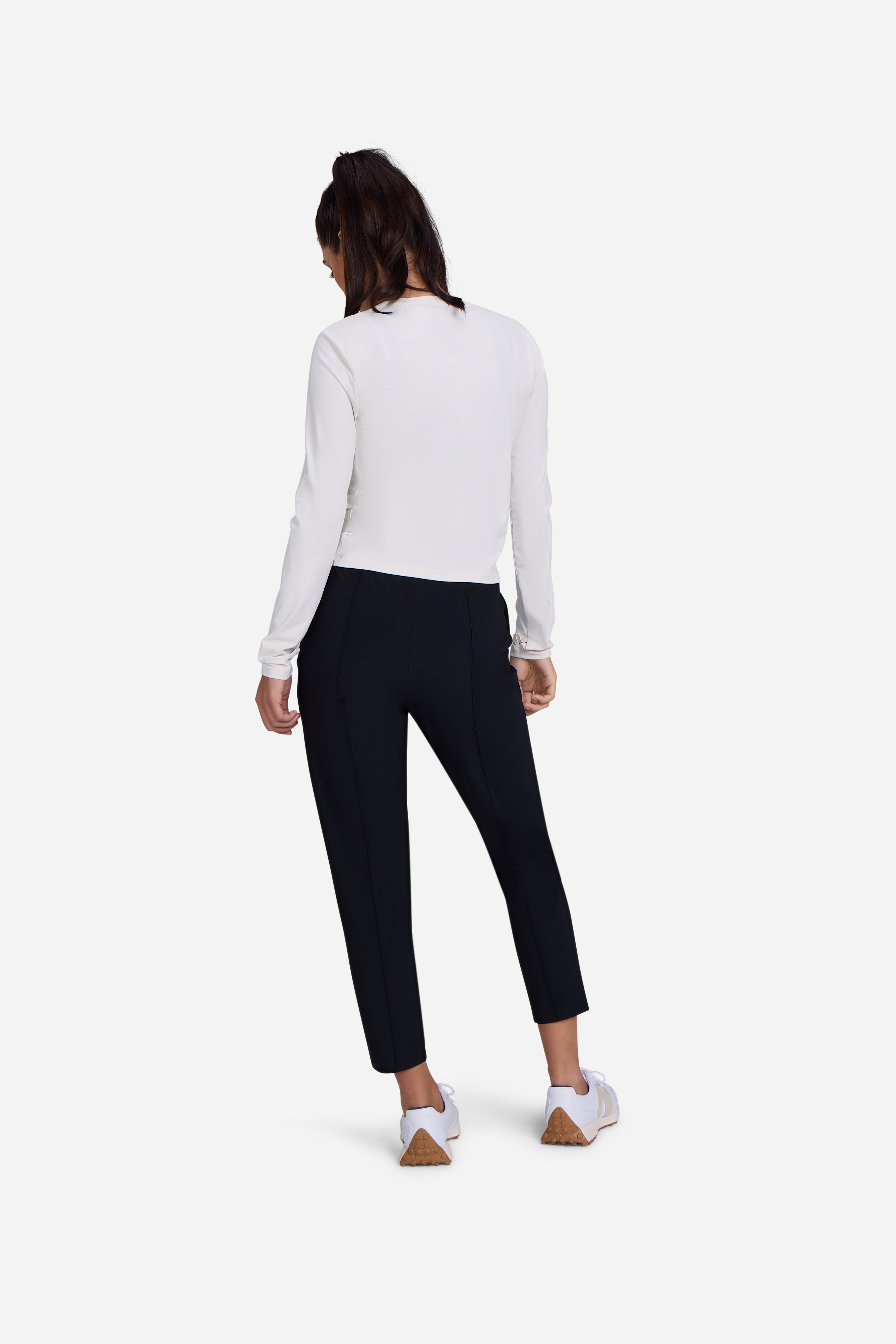 Vapor Cooling Active Long Sleeve - Brilliant White-Women's Polo-Bad Birdie