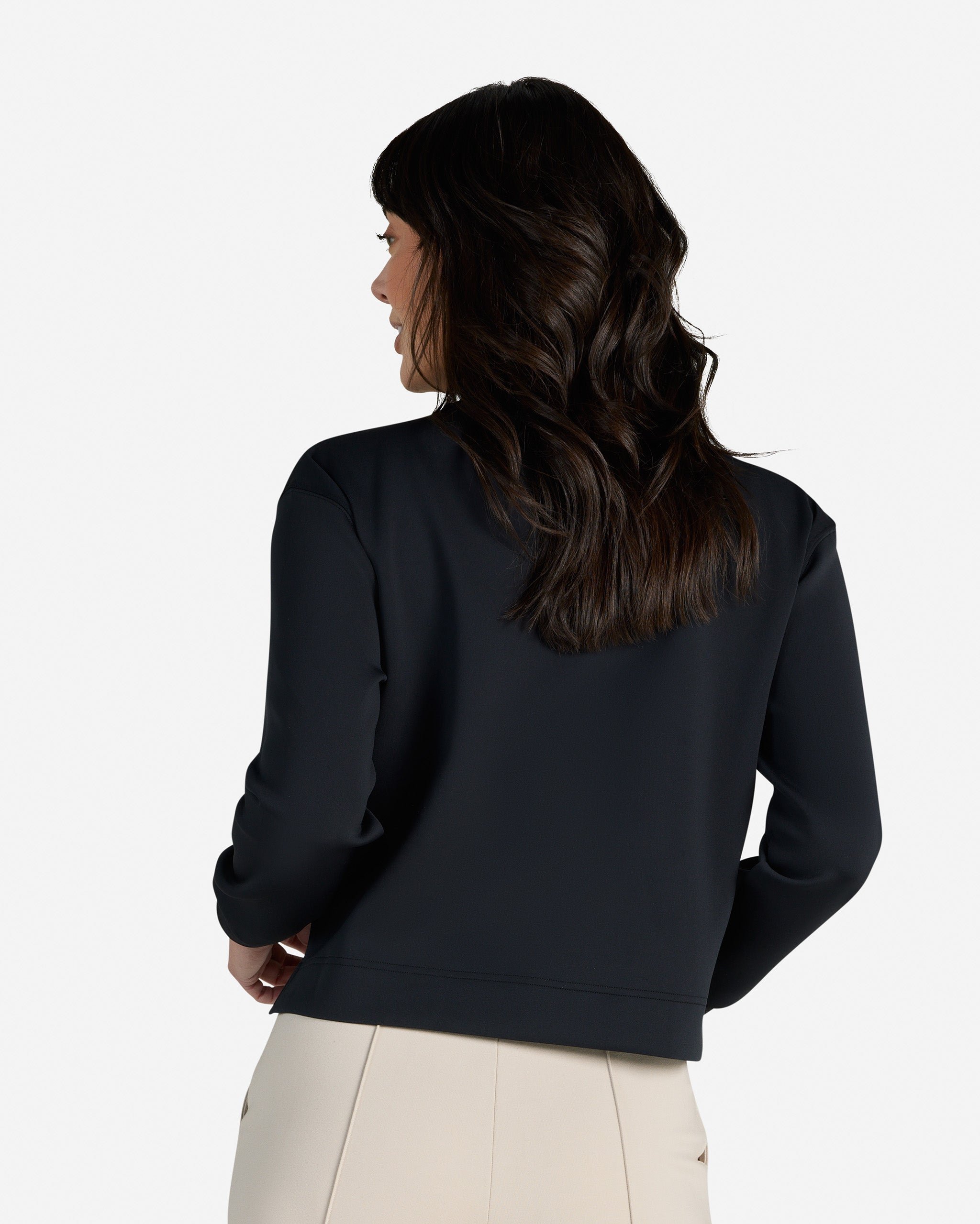 At Ease Quarterzip - Black – Bad Birdie