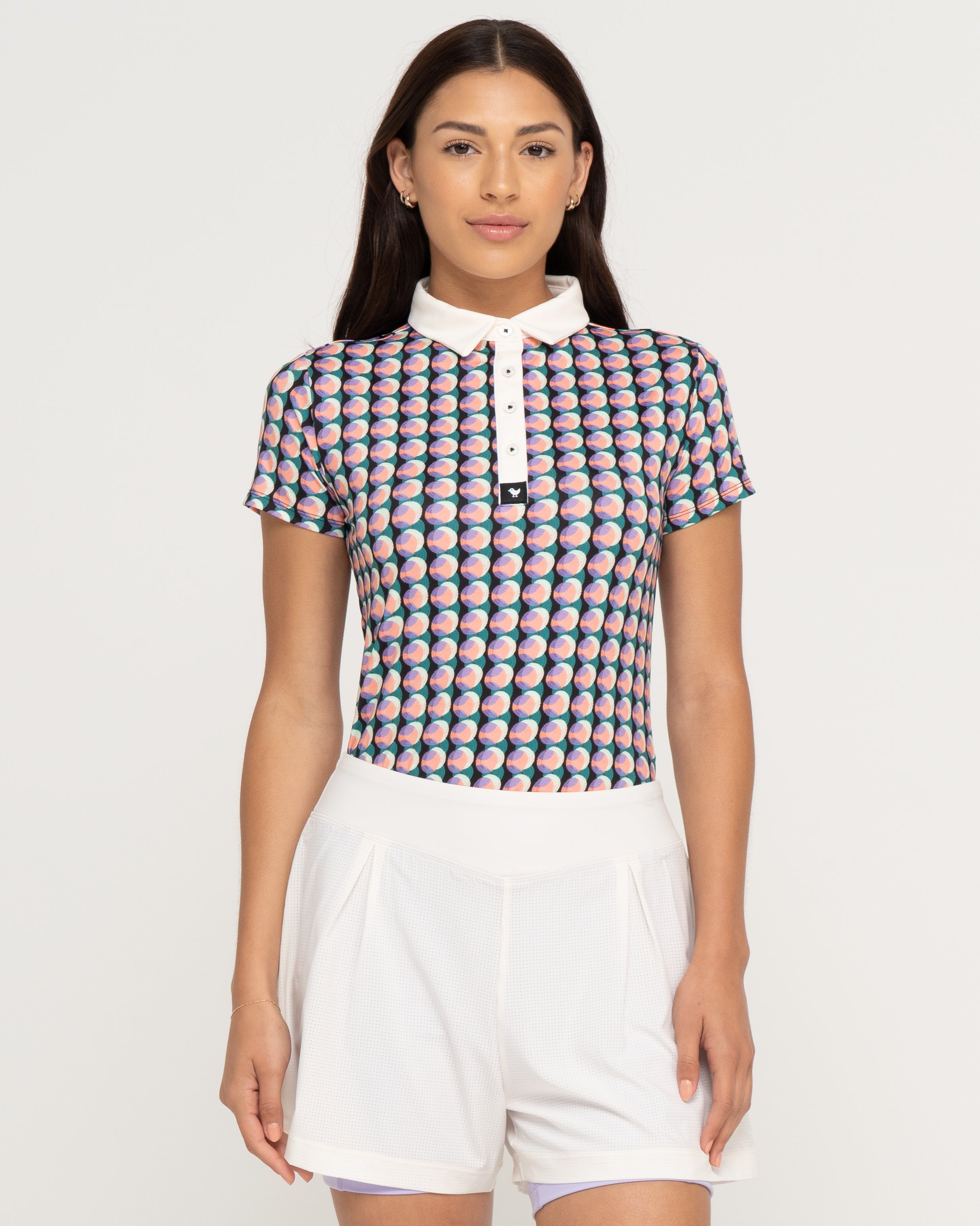 NEw Zara Cropped Polka Dot Shirt Blouse Top Long India