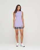 Women's High Slit Tunic - Lavender - Bad Birdie