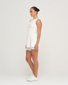 Women's High Slit Tunic - Whisper White - Bad Birdie