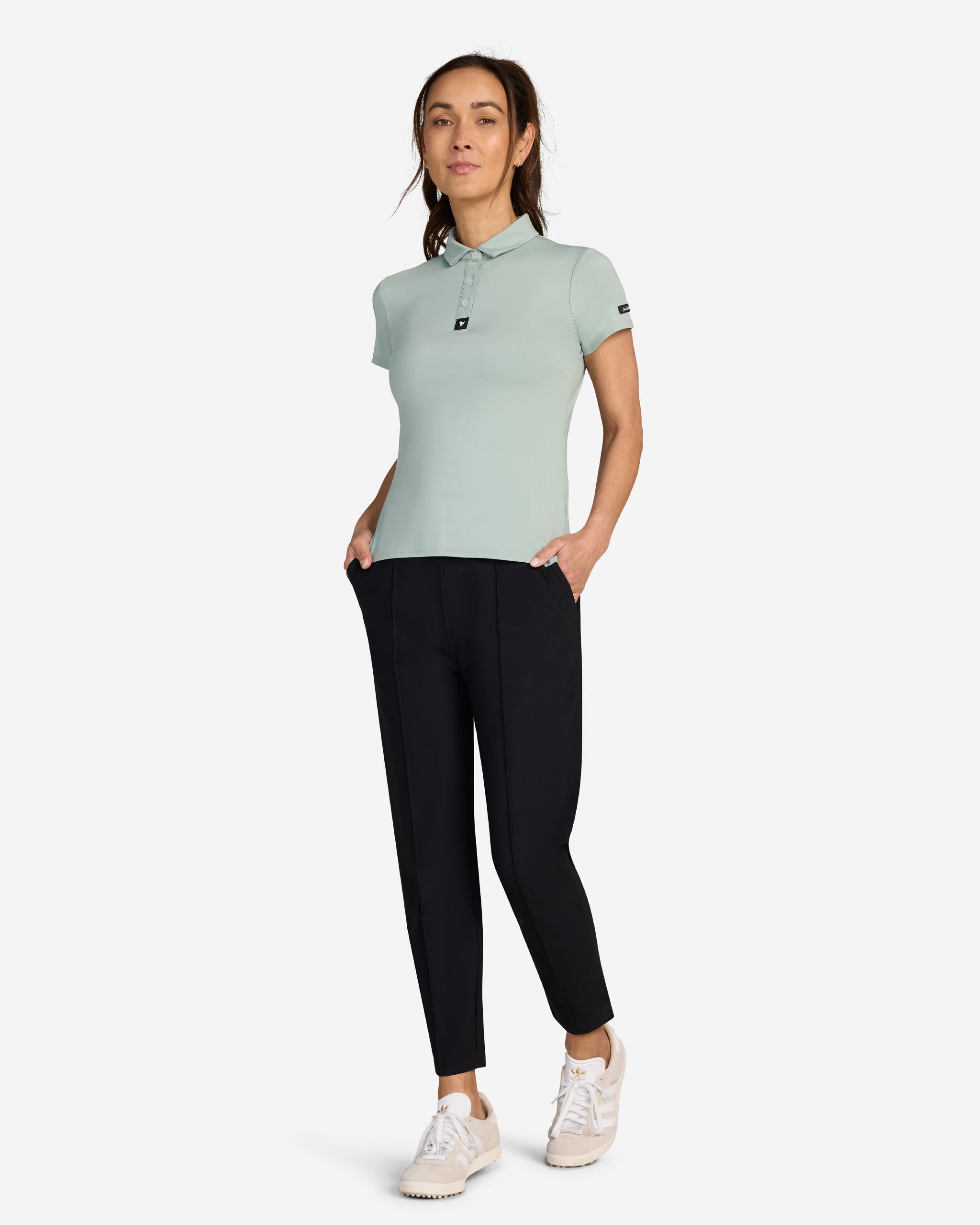 Women's Polo - Washed Sage – Bad Birdie