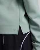 At Ease Quarterzip - Washed sage-At Ease Quarterzip - Bad Birdie