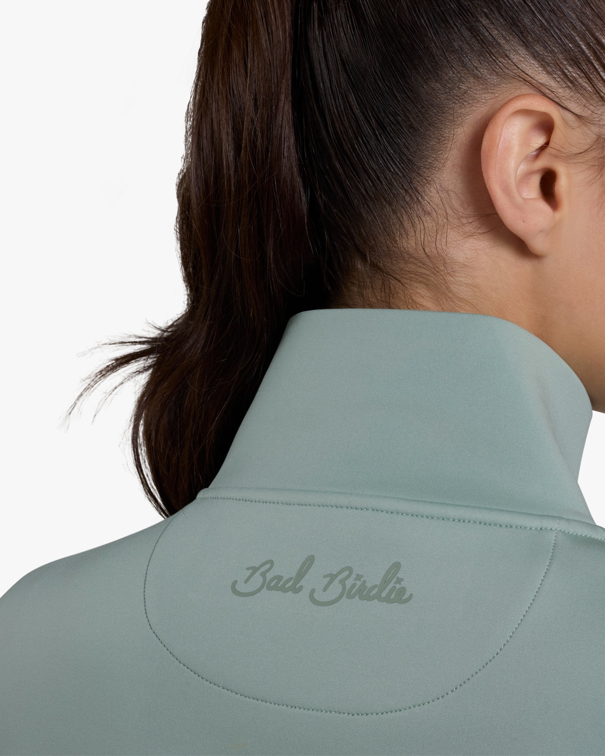 At Ease Quarterzip - Washed sage-At Ease Quarterzip - Bad Birdie