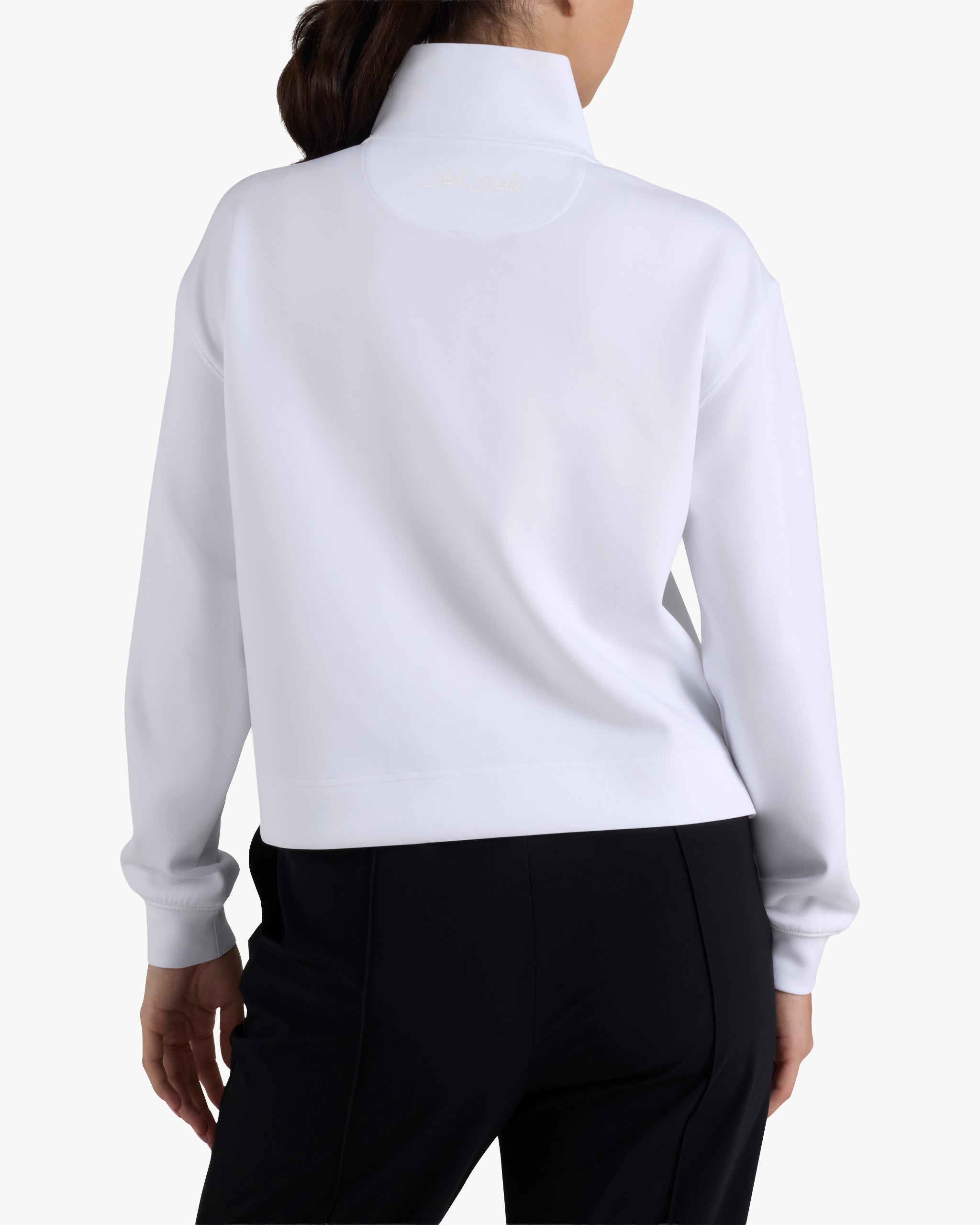 At Ease Quarterzip - White-At Ease Quarterzip - Bad Birdie