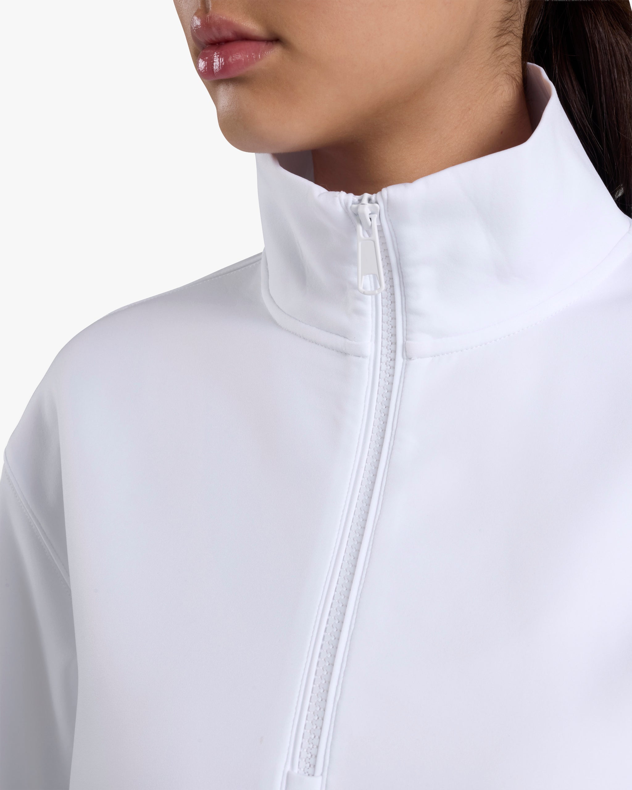 At Ease Quarterzip - White-At Ease Quarterzip - Bad Birdie