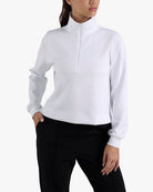 At Ease Quarterzip - White-At Ease Quarterzip - Bad Birdie