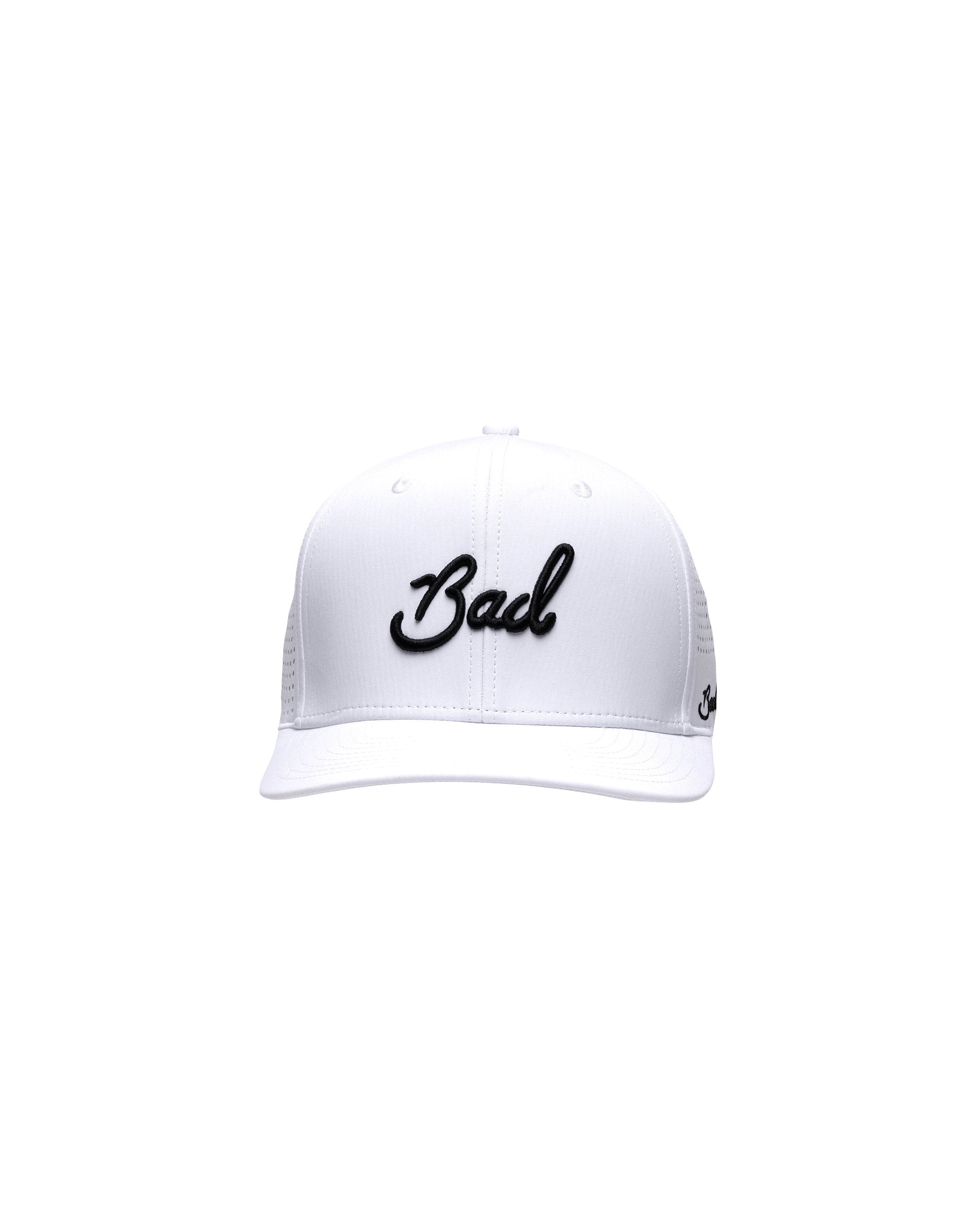 Bad Snapback - White-Active Hat - Bad Birdie
