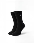 Birdie Crew Sock - Black-Socks - Bad Birdie