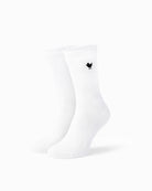 Birdie Crew Sock - White-Socks - Bad Birdie