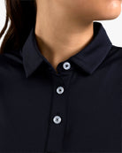 Black Sleeveless-Women's Core Performance Polo - Bad Birdie