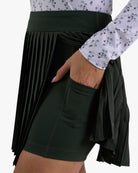 Double Down Skort - Deep Forest-Double Down Skorts - Bad Birdie