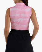 Frostbite - Frosty Petal Sleeveless-Women's Core Performance Polo - Bad Birdie