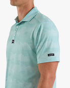 Frostbite - Pale Blue-Core Performance Polo - Bad Birdie