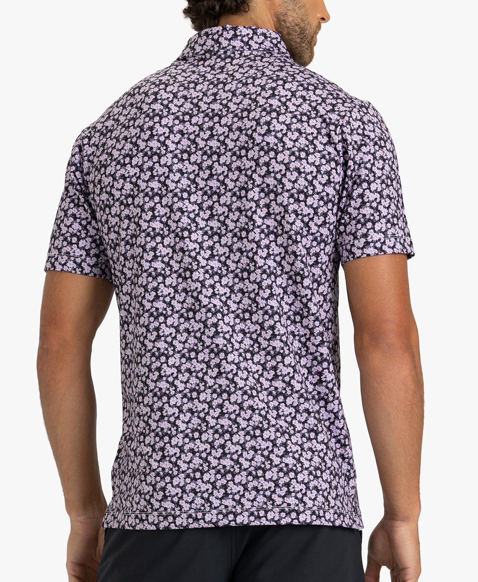 Garden Gala - Purple Sage-Core Performance Polo - Bad Birdie