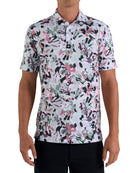 In Bloom - Pale Blue-Core Performance Polo - Bad Birdie