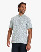 Jacquard Polo - Pixelate - Washed Sage-Jacquard Polo - Bad Birdie