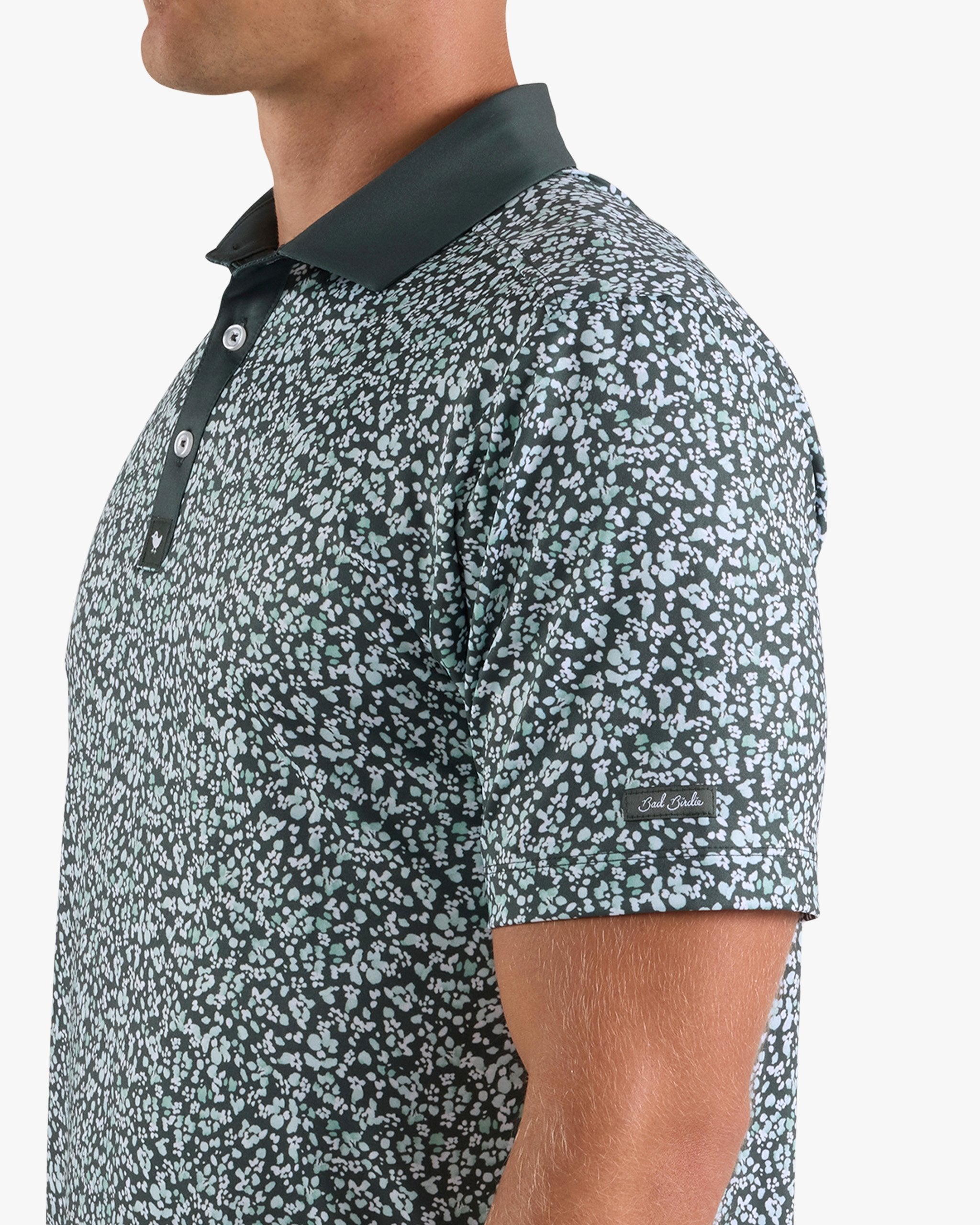 Mini Mood - Washed Sage-Core Performance Polo - Bad Birdie