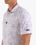 Paint Splatter 3 - Prairie Sunset-Core Performance Polo - Bad Birdie