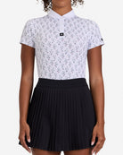 Petunia Junkie-Women's Core Performance Polo - Bad Birdie