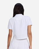 Pique Performance - Brilliant White-Women's Pique Performance Polo - Bad Birdie