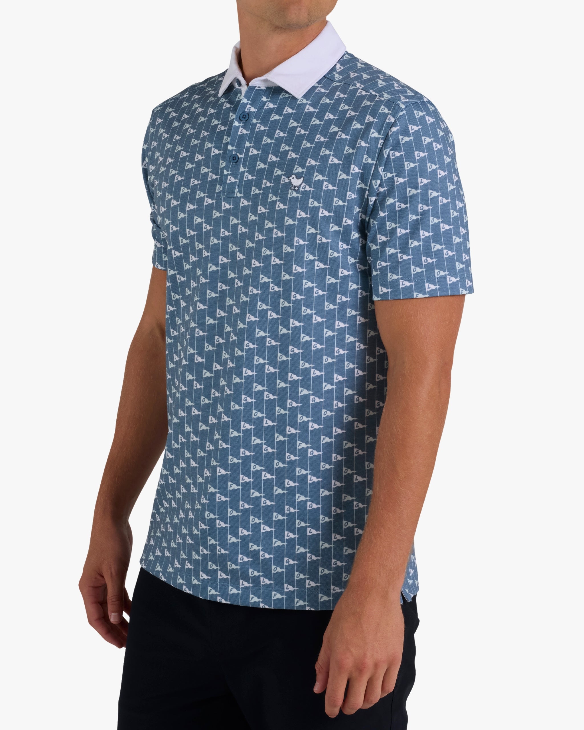 Pique Performance - Let's Flag That-Pique Performance Polo - Bad Birdie