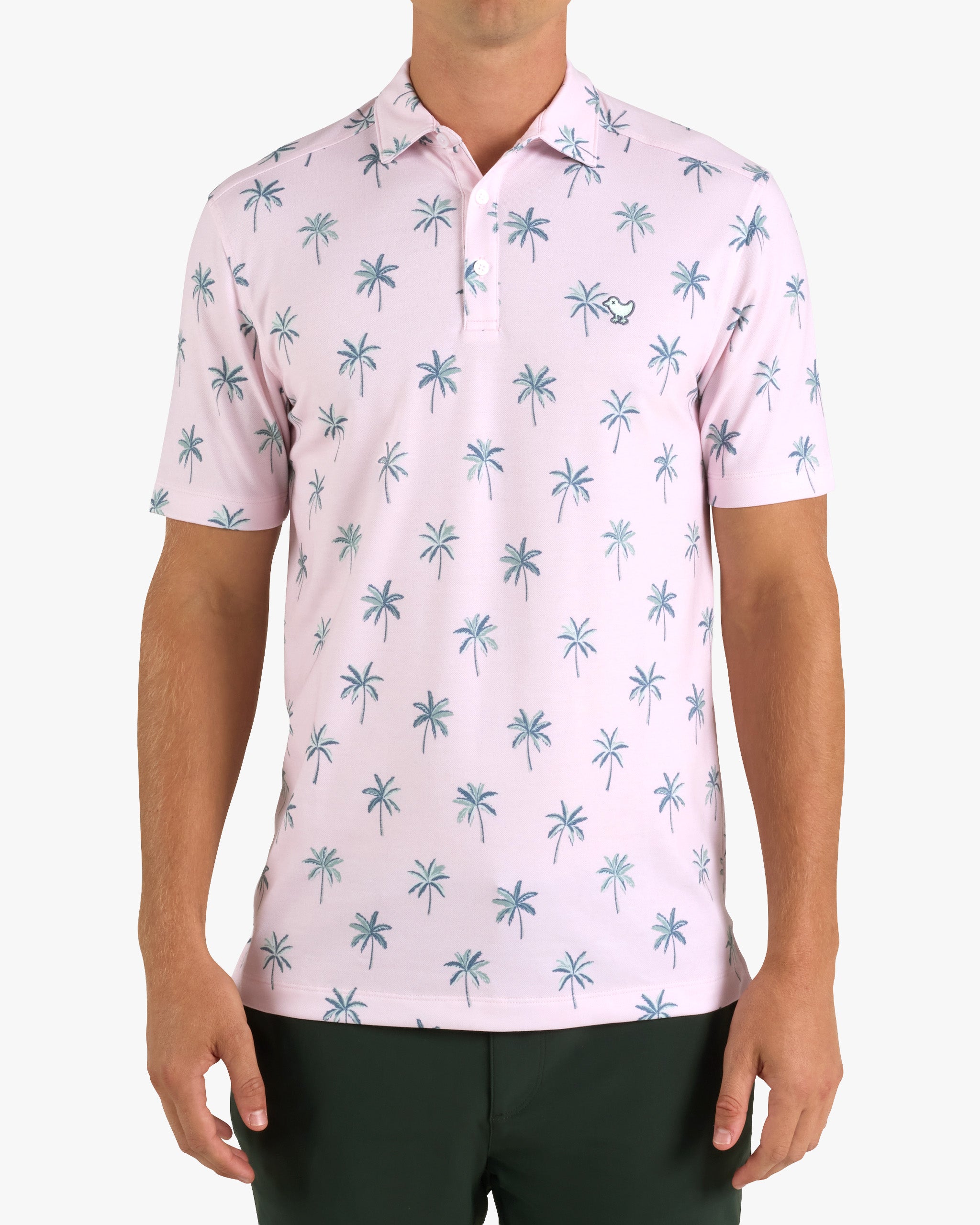 Pique Performance - Shake Your Palm Palm-Pique Performance Polo - Bad Birdie