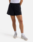 Players Track Short - Black-Women's Shorts - Bad Birdie