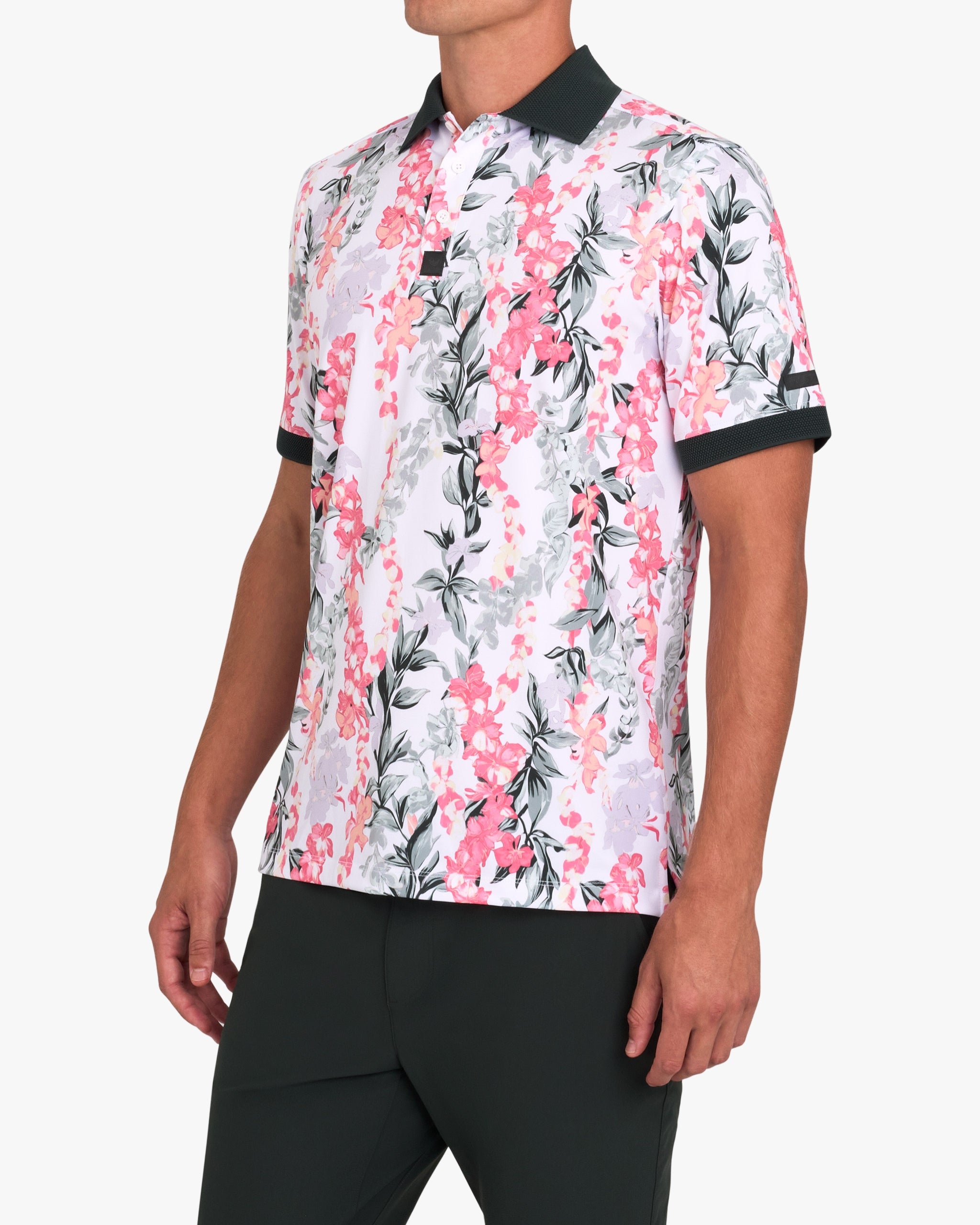 Ridge Performance Polo - Lei'd - Brilliant White-Ridge Performance Polo - Bad Birdie