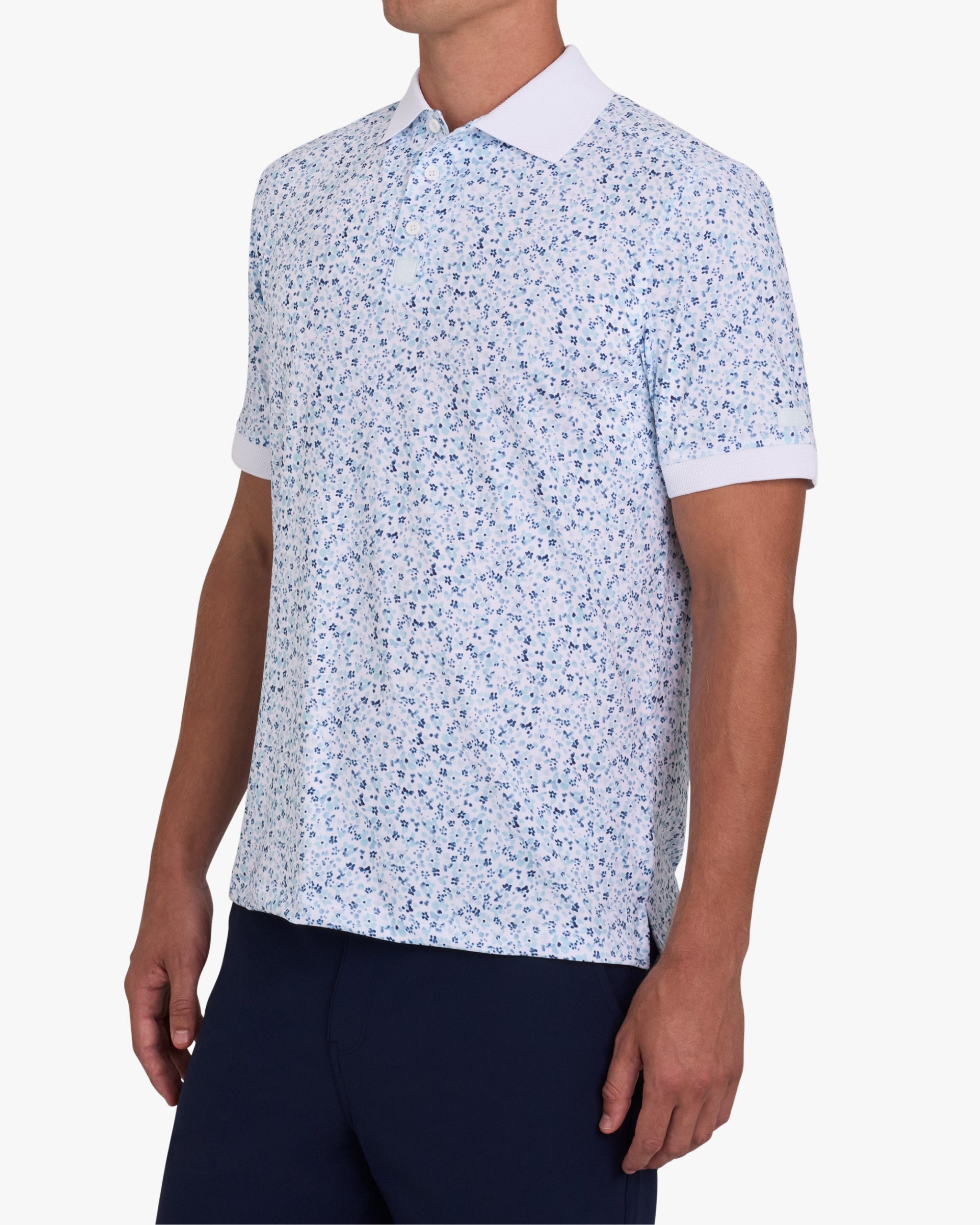 Ridge Performance Polo - Mini Mood - Pale Blue-Ridge Performance Polo - Bad Birdie