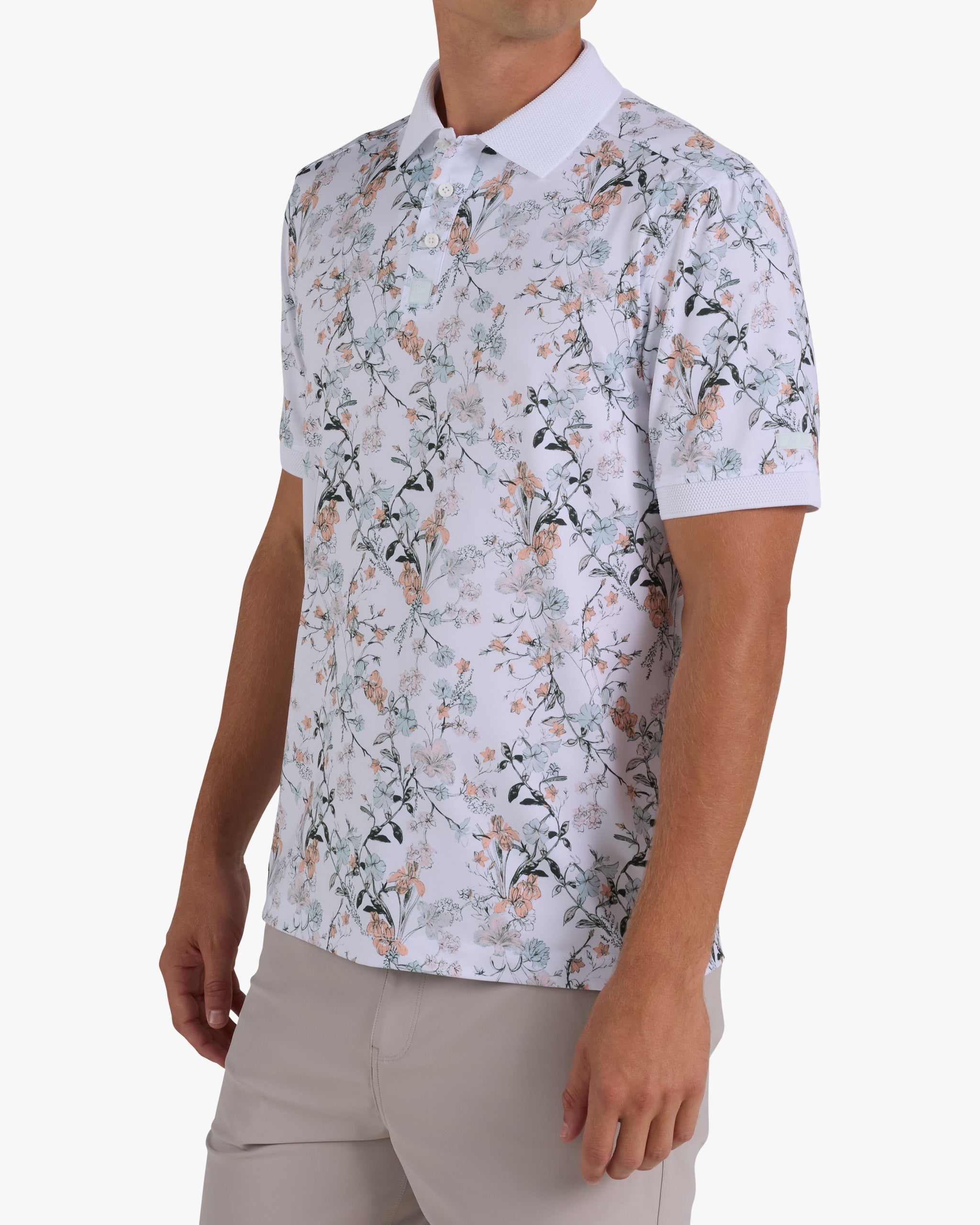 Ridge Performance Polo - Wild One - Frosty Petal-Ridge Performance Polo - Bad Birdie