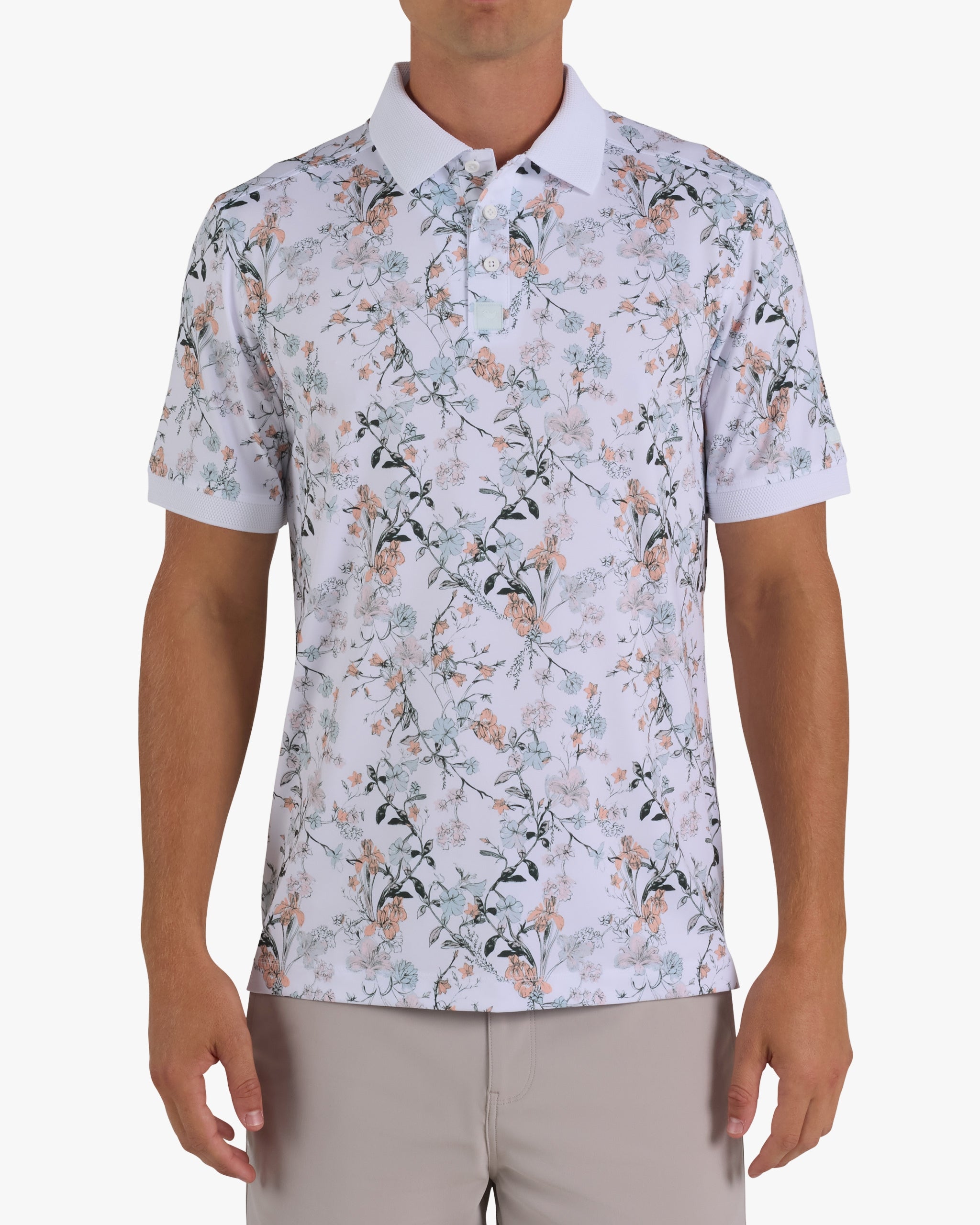 Ridge Performance Polo - Wild One - Frosty Petal-Ridge Performance Polo - Bad Birdie