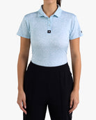 Salt Shaker - Baby Blue-Women's Core Performance Polo - Bad Birdie