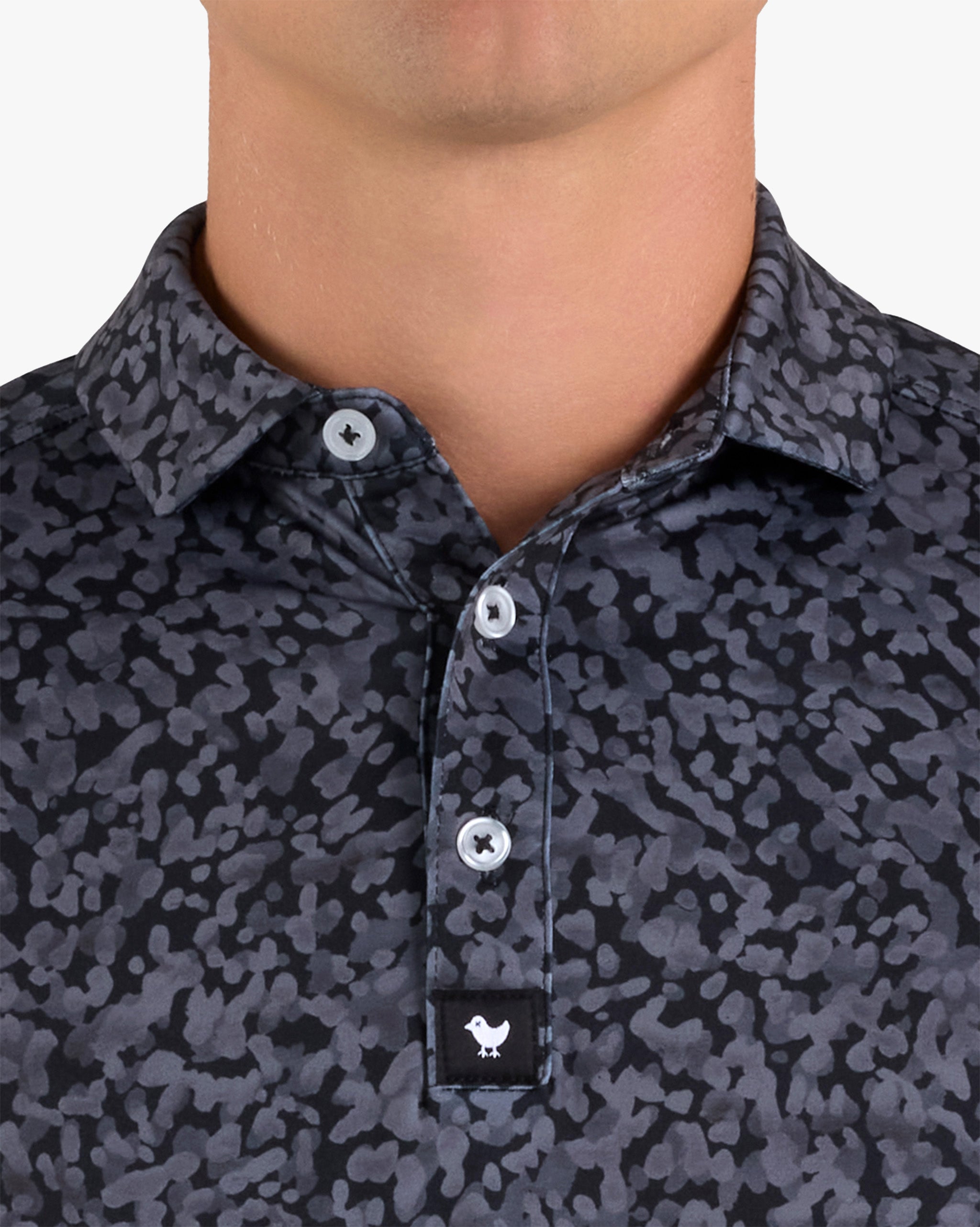 Salt Shaker - Black-Core Performance Polo - Bad Birdie