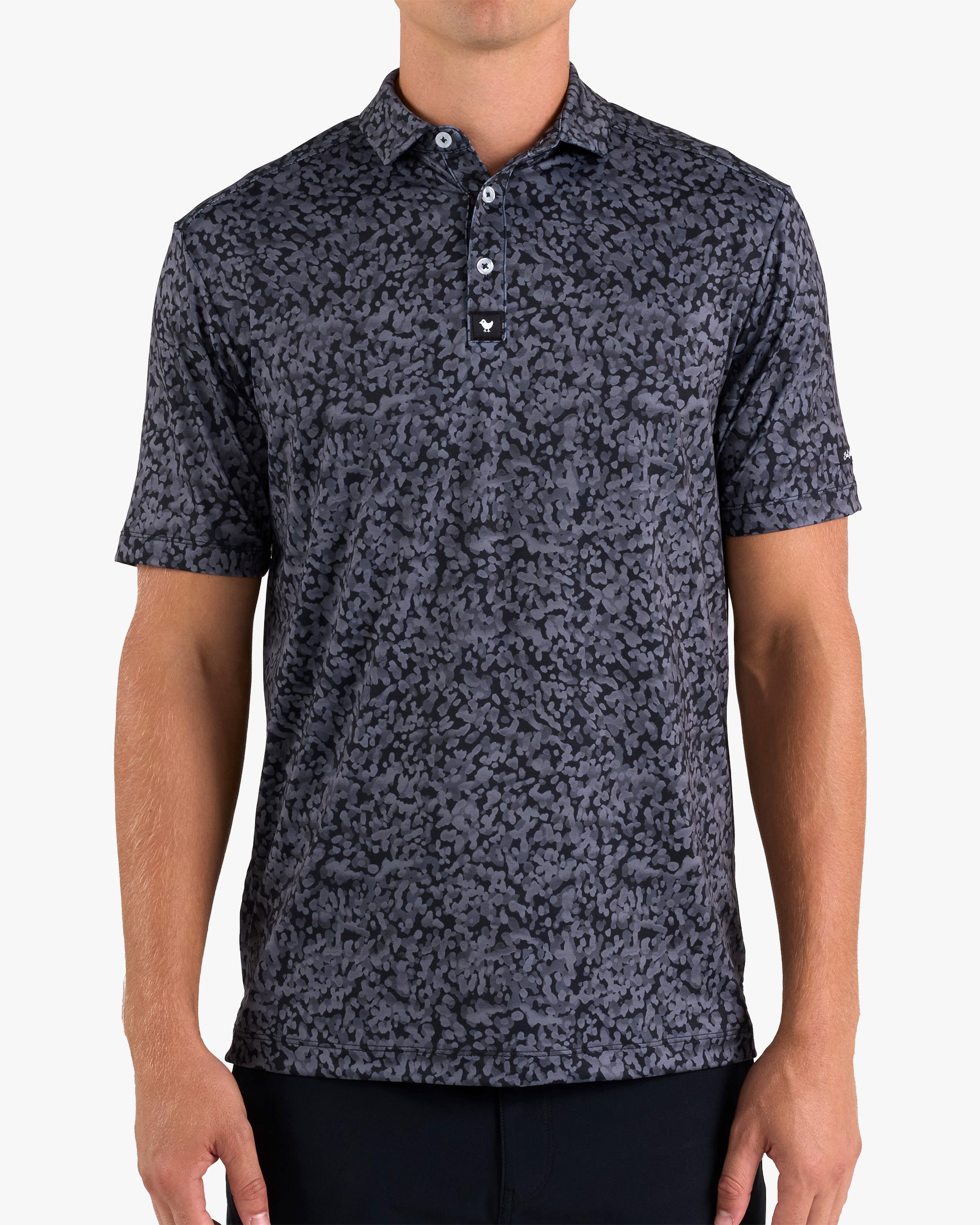 Salt Shaker - Black-Core Performance Polo - Bad Birdie