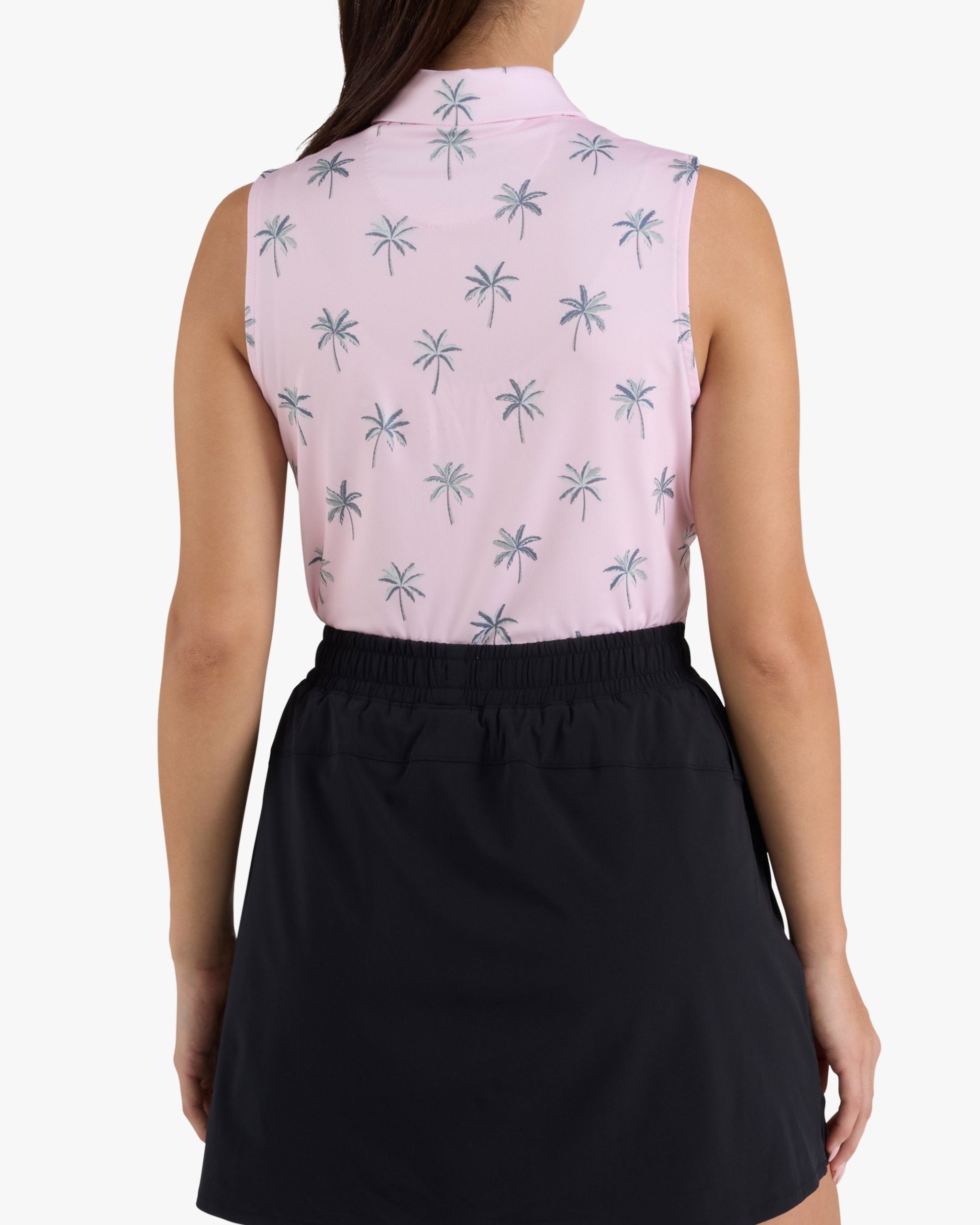 Shake Your Palm Palm - Sleeveless-Women's Core Performance Polo - Bad Birdie