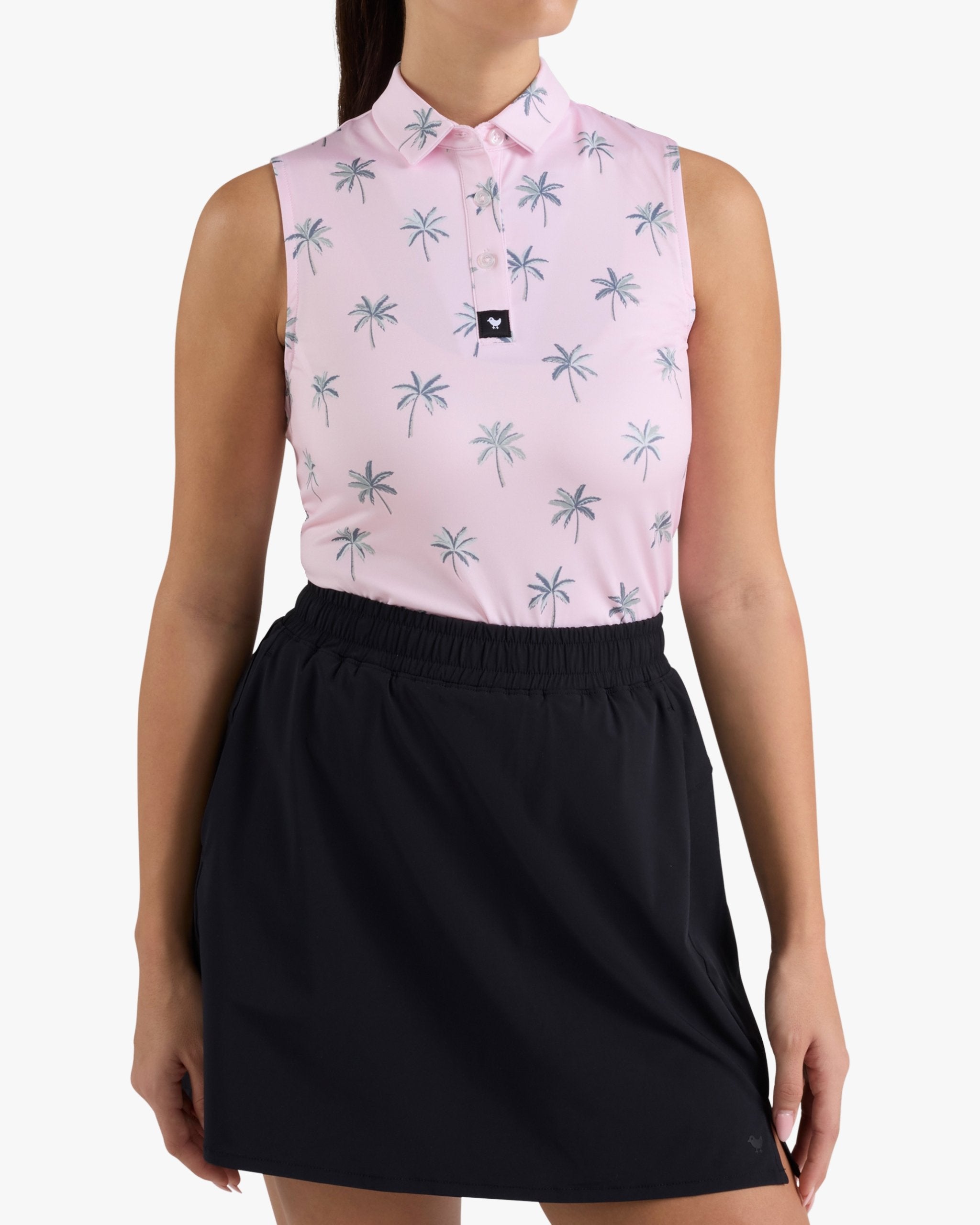 Shake Your Palm Palm - Sleeveless-Women's Core Performance Polo - Bad Birdie