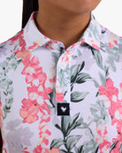 Sleeveless Youth Polo - Lei'd - Brilliant White-Youth Polo - Bad Birdie