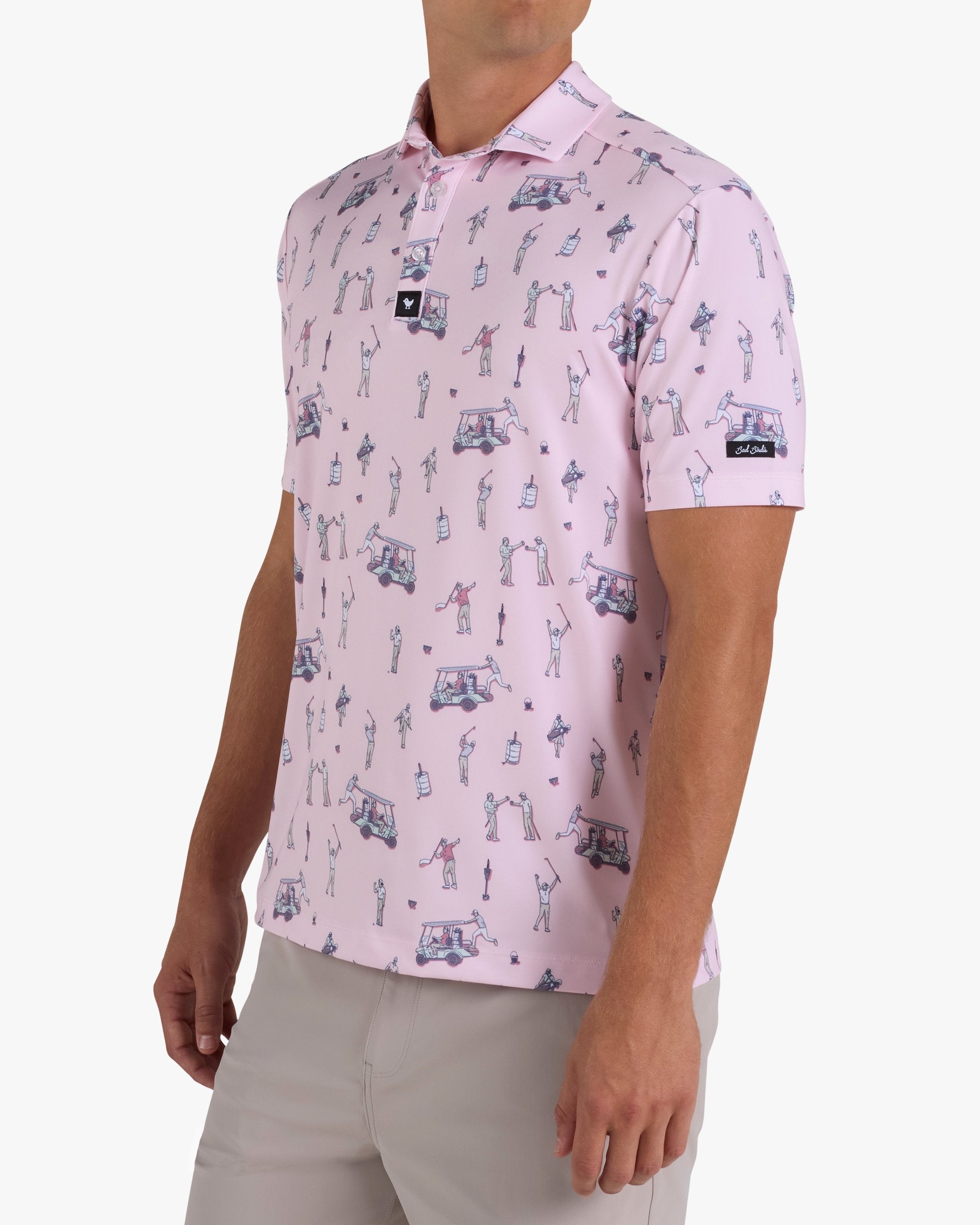 The Boys - Frosty Petal-Core Performance Polo - Bad Birdie