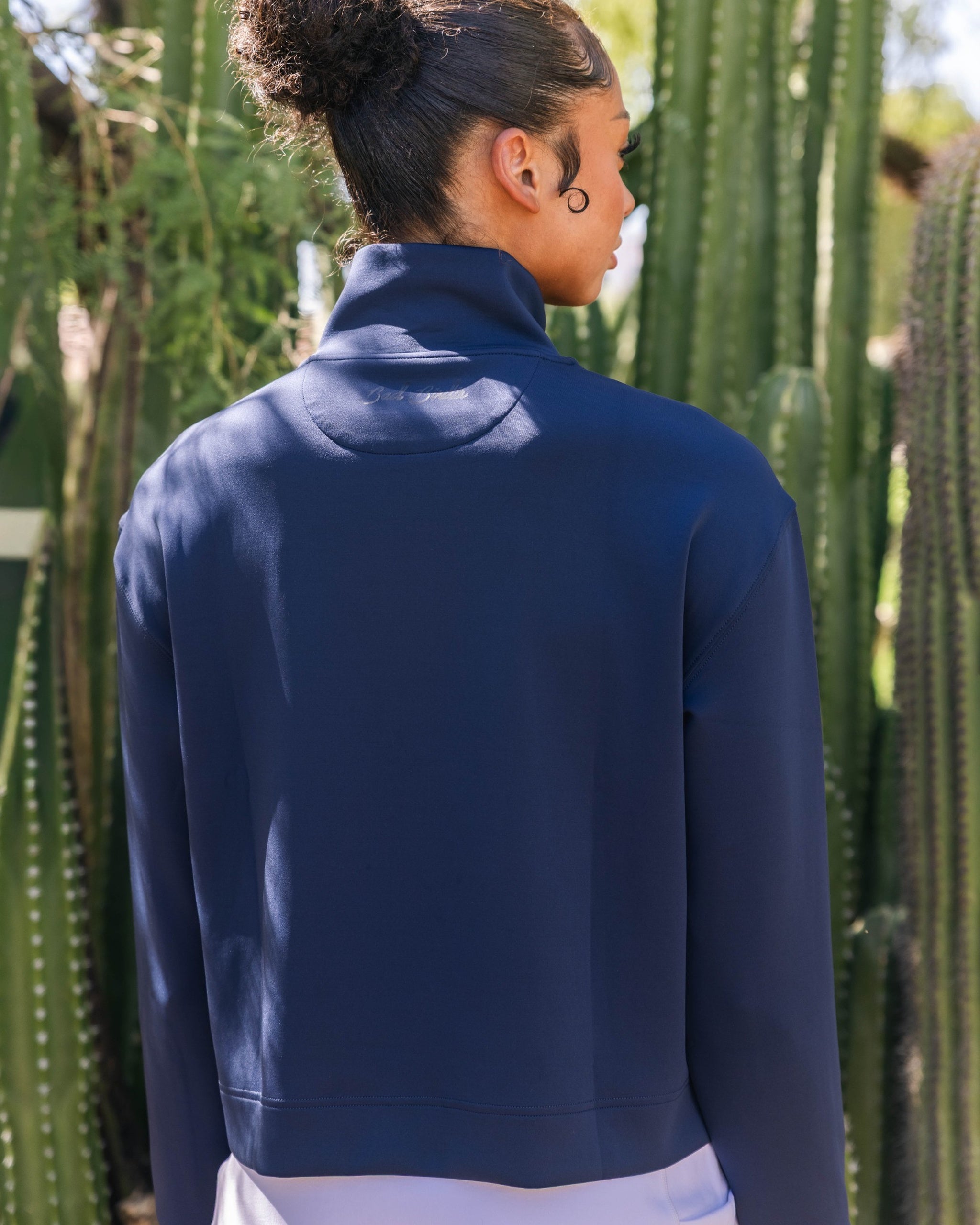 Women's University of Arizona - At Ease Quarterzip - Dark Navy