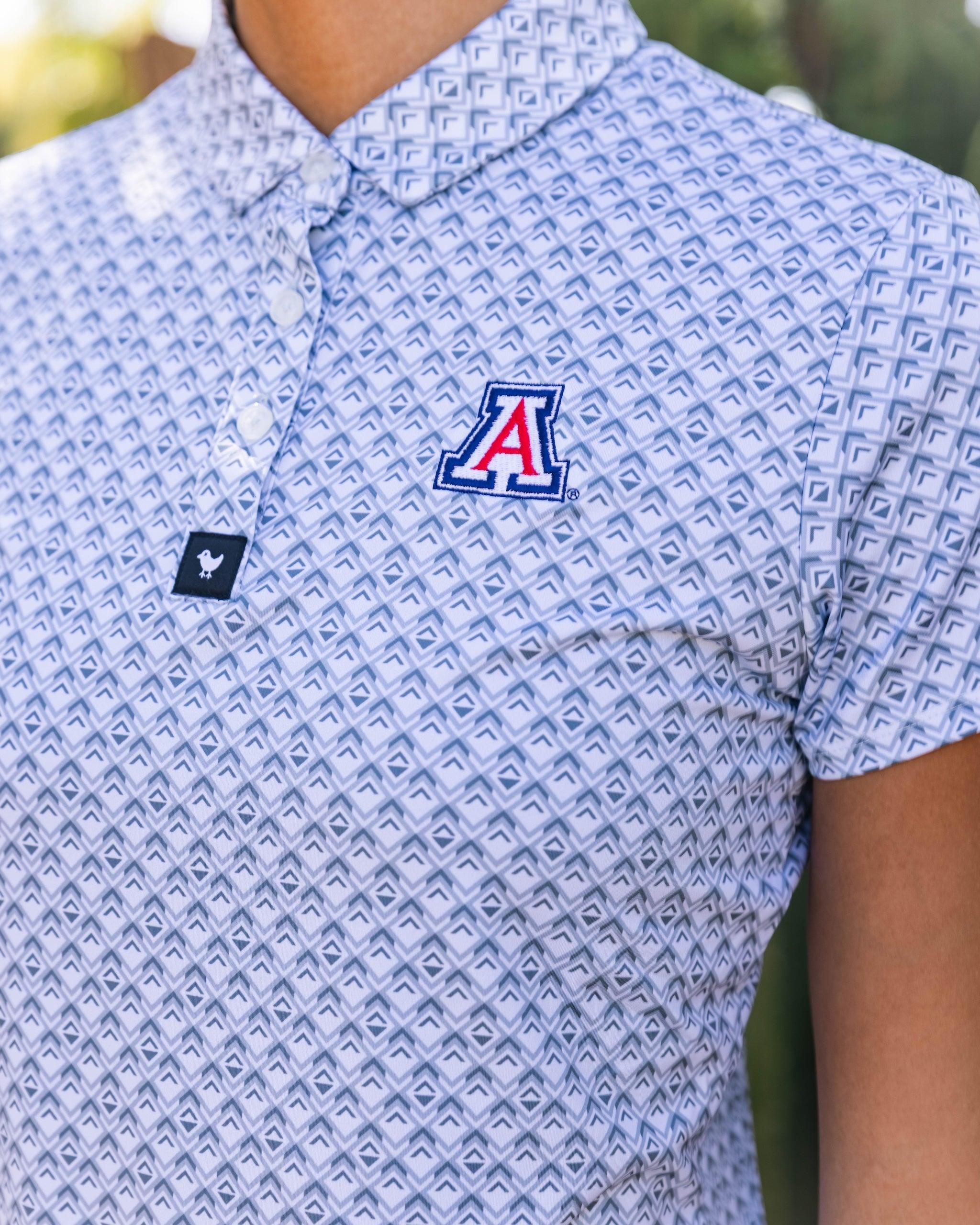 University of Arizona - Geo Frost - Blue-Women's Polo-Bad Birdie