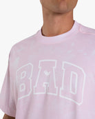 Varsity Bad Graphic Tee - Pointed Flowers-T-Shirt-Bad Birdie