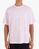 Varsity Bad Graphic Tee - Pointed Flowers-T-Shirt-Bad Birdie