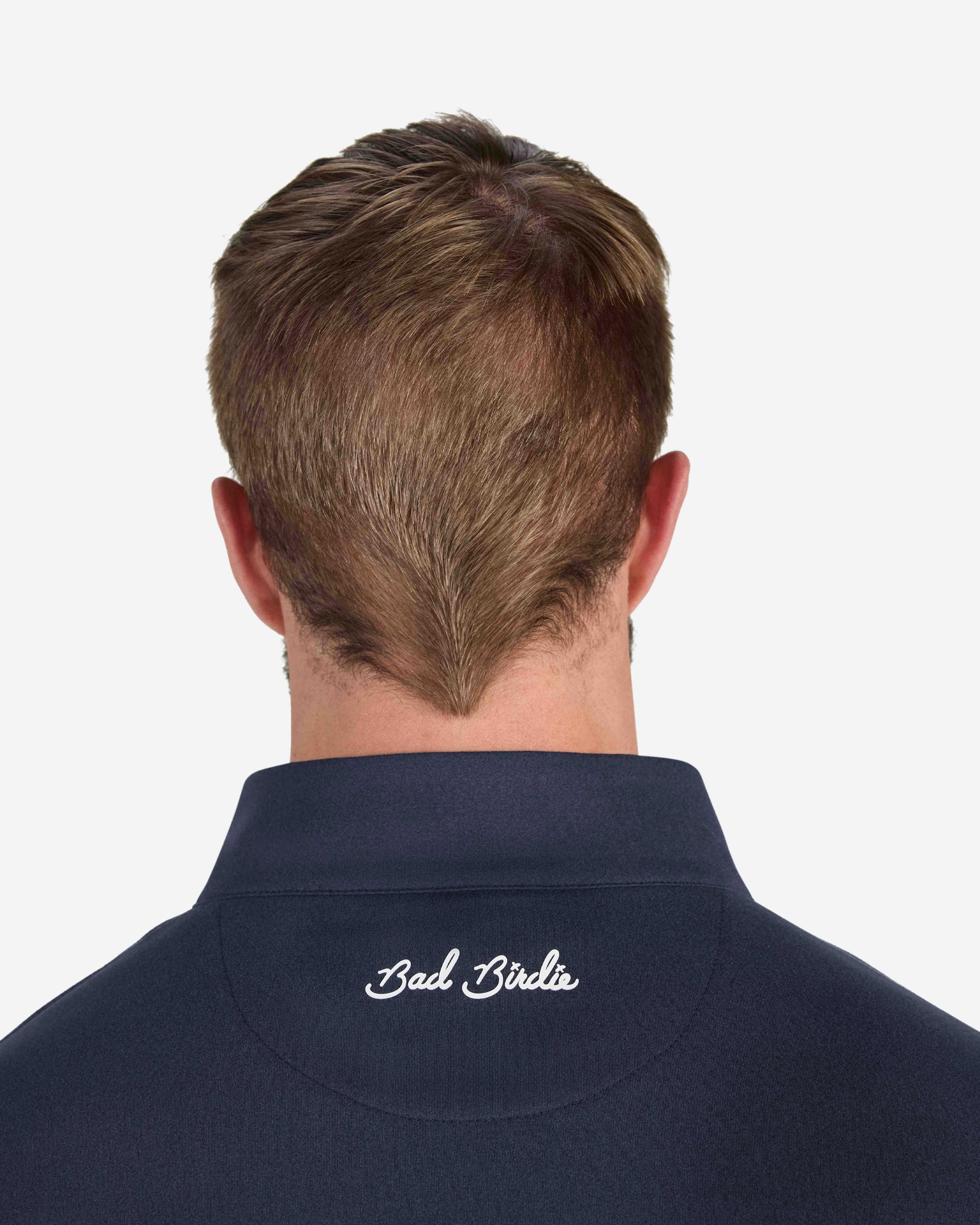 Velocity Quarterzip - Dark Navy – Bad Birdie