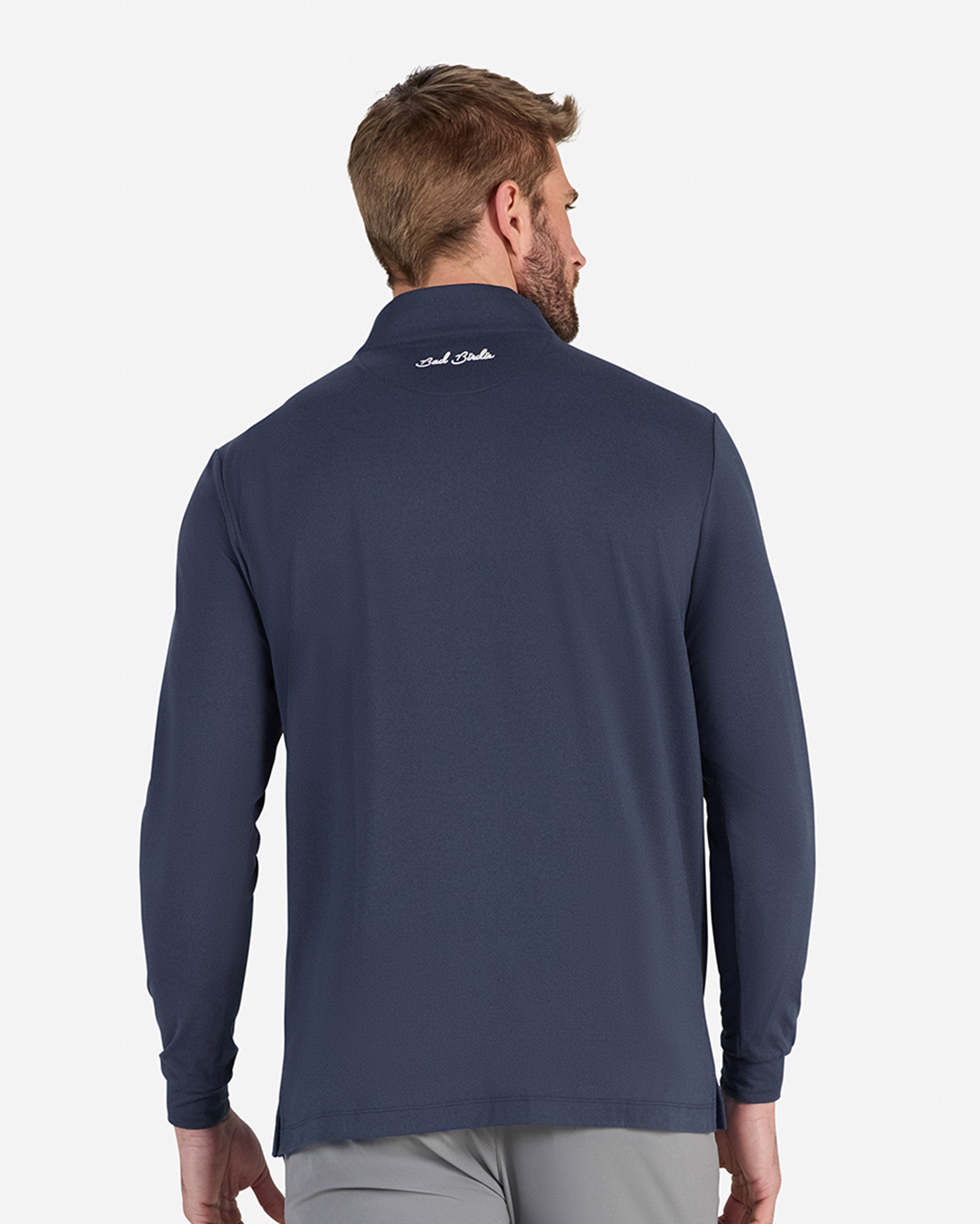 Velocity Quarterzip - Dark Navy-Velocity Quarterzip - Bad Birdie